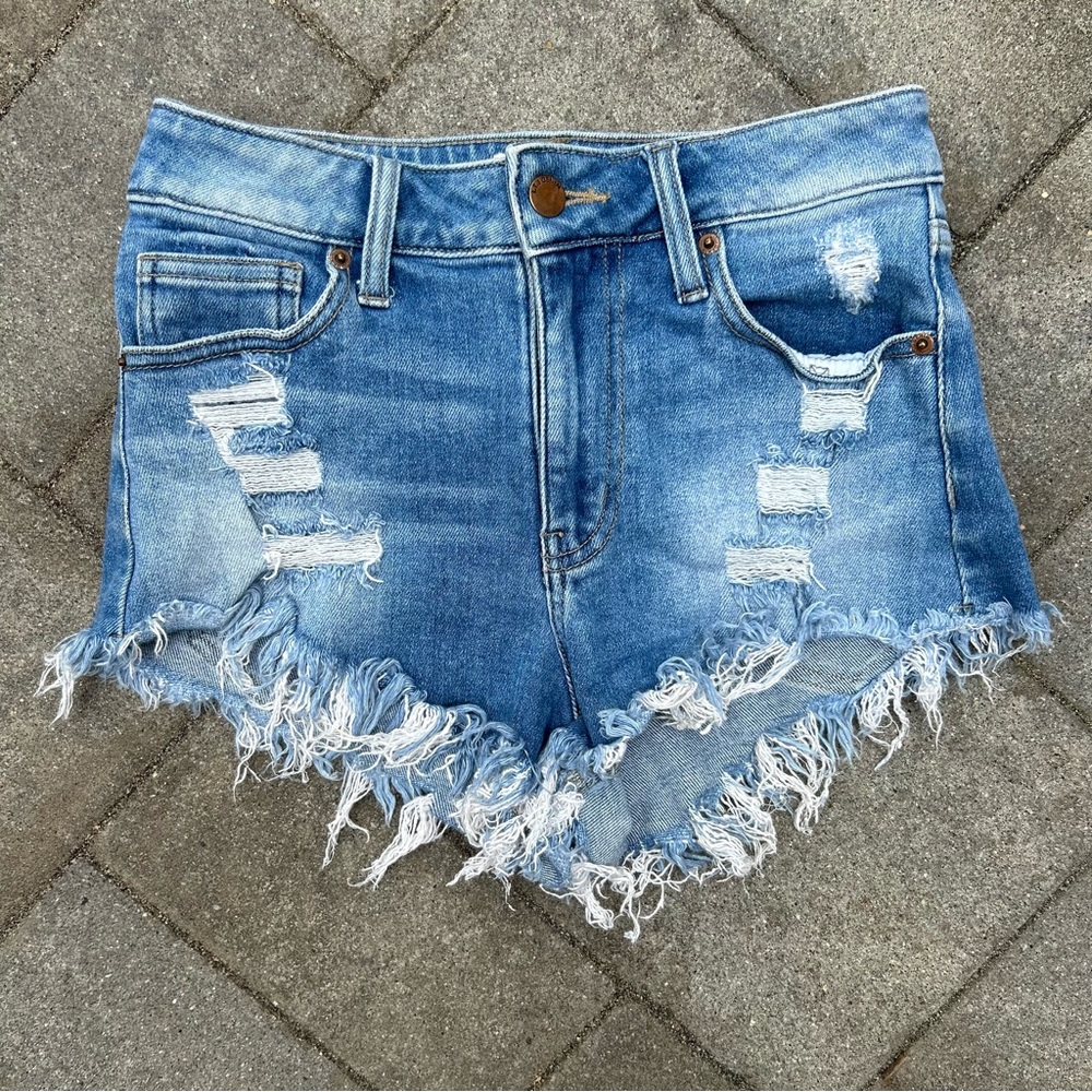 L.T.J. Cheeky Denim Shorts